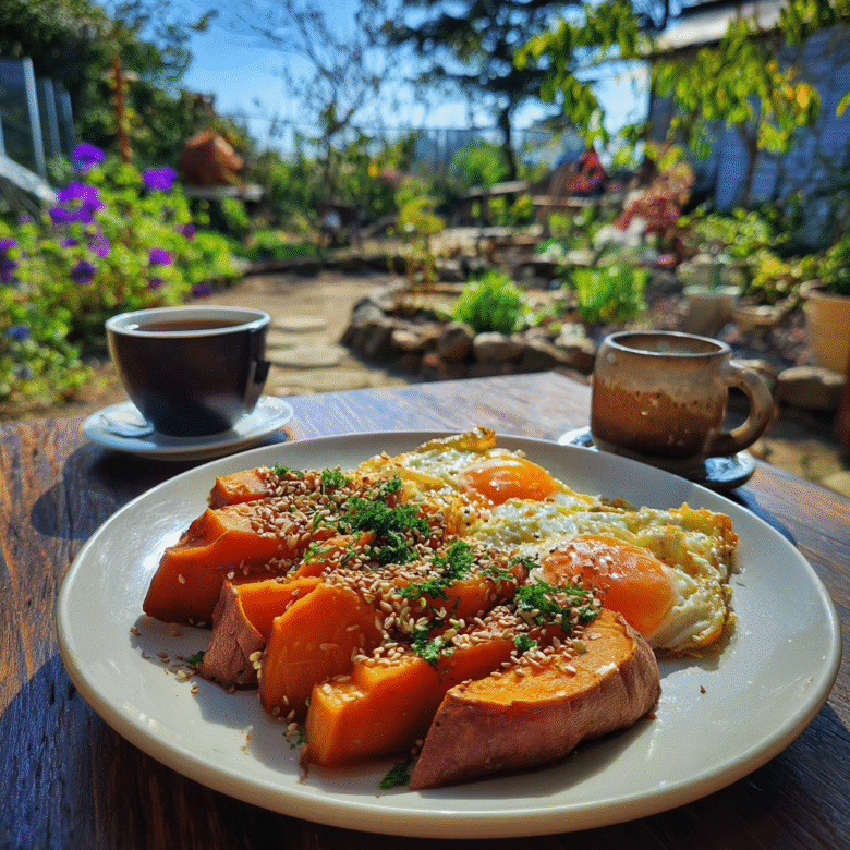Japanese Sweet Potato Breakfast