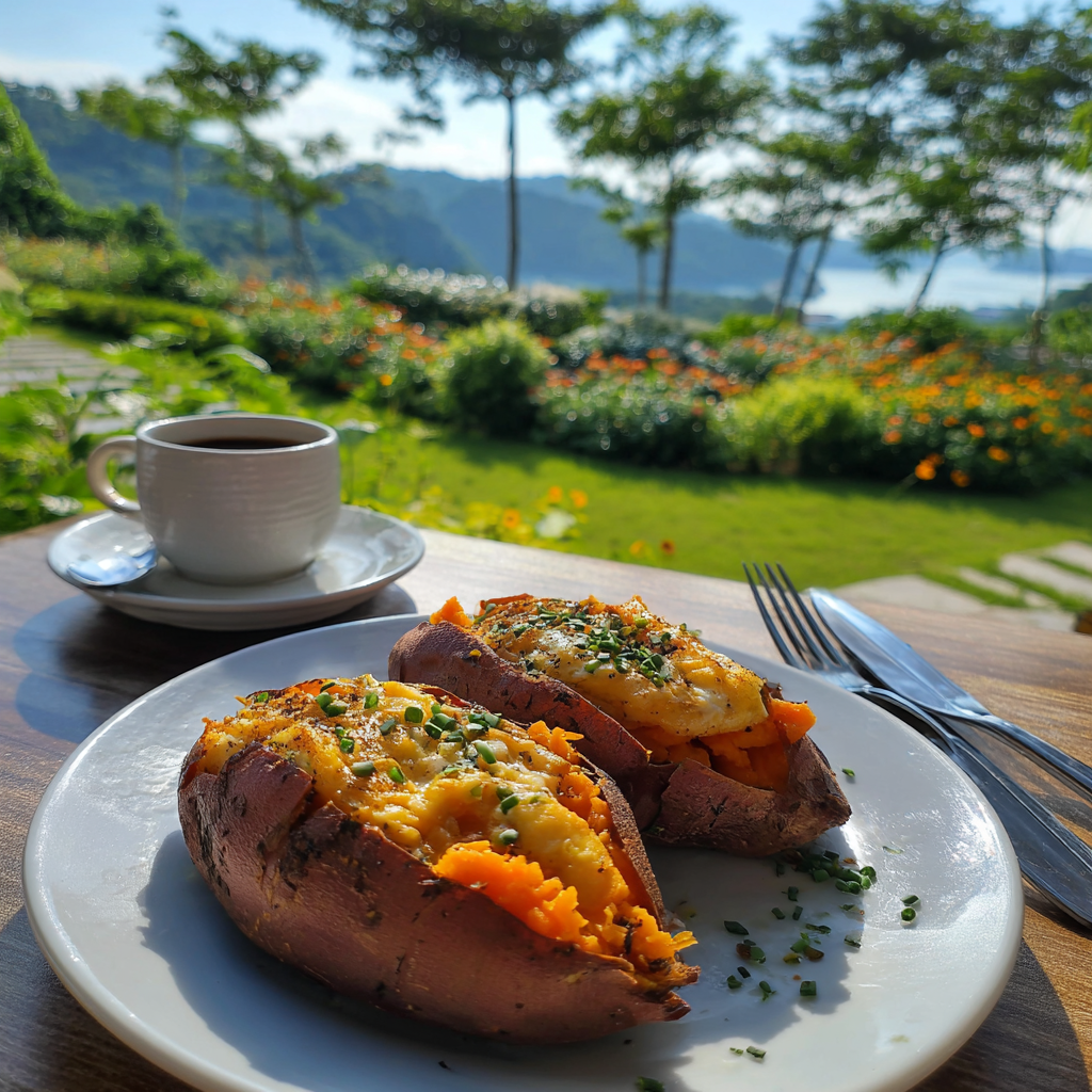 Japanese Sweet Potato Breakfast