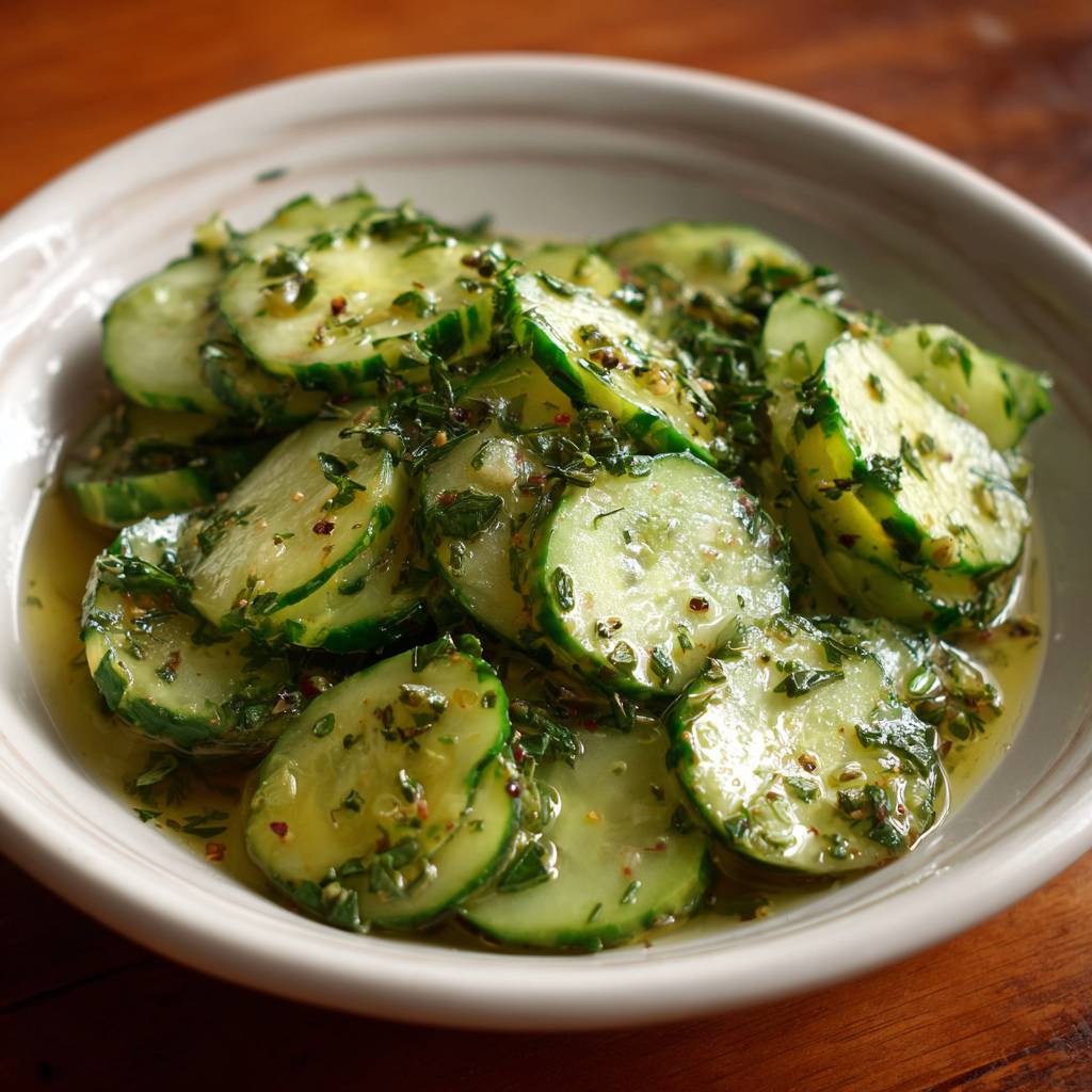 Polish Cucumber Salad