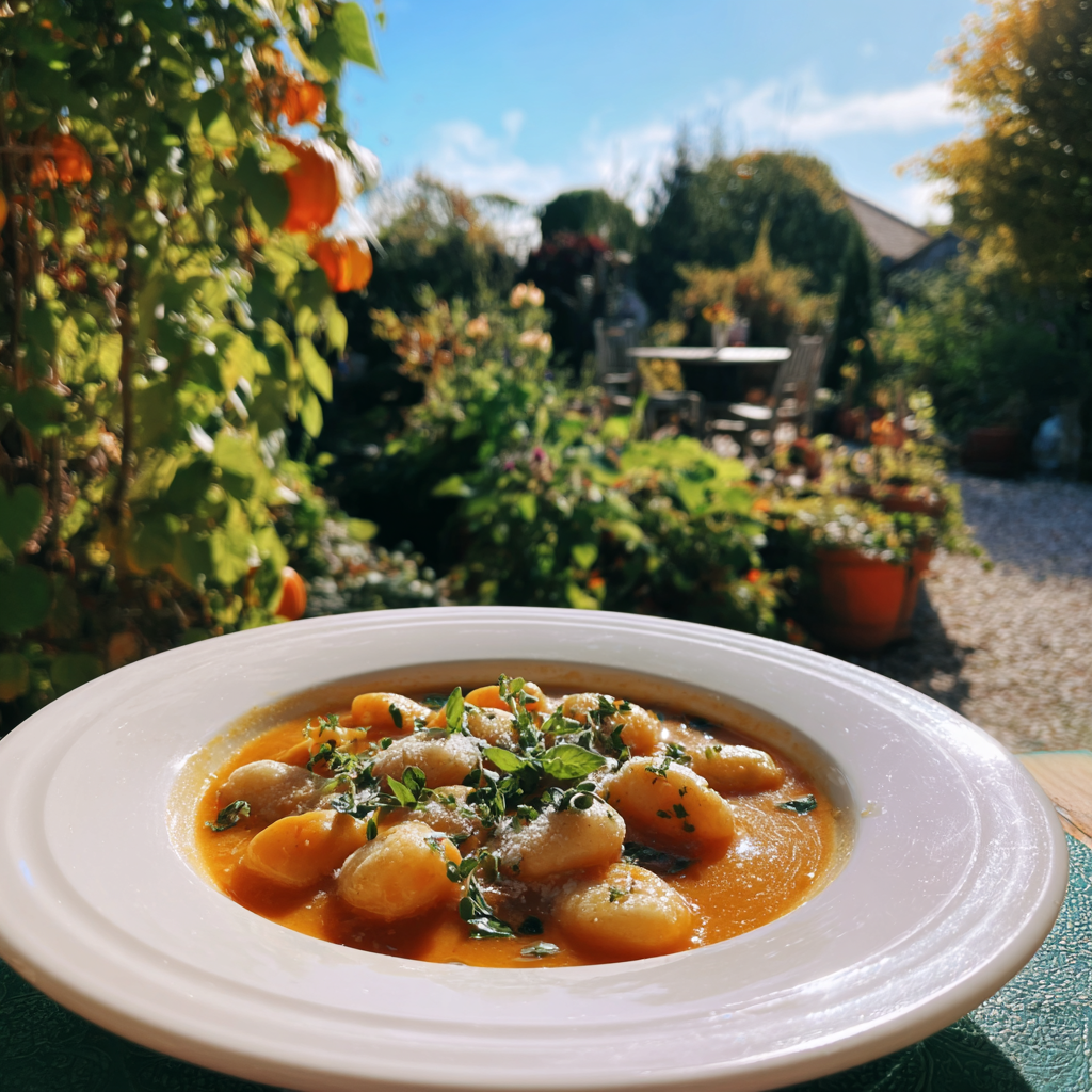 Pumpkin Soup with Gnocchi