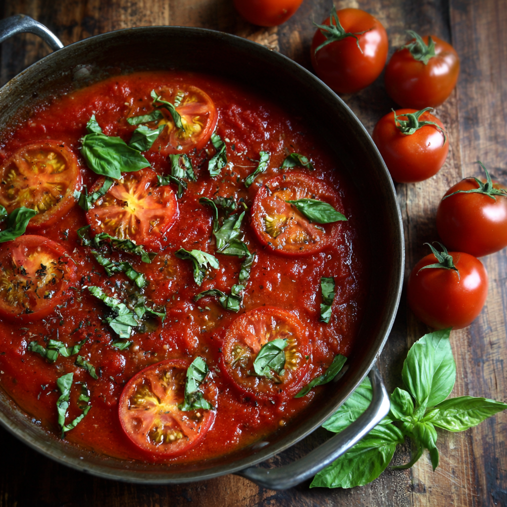 Tomato Sauce Recipe With Fresh Tomatoes