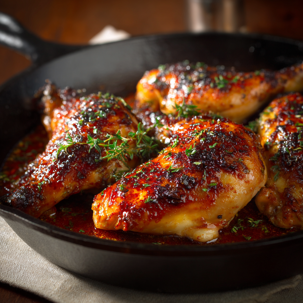 Baked Chicken Quarters Recipe