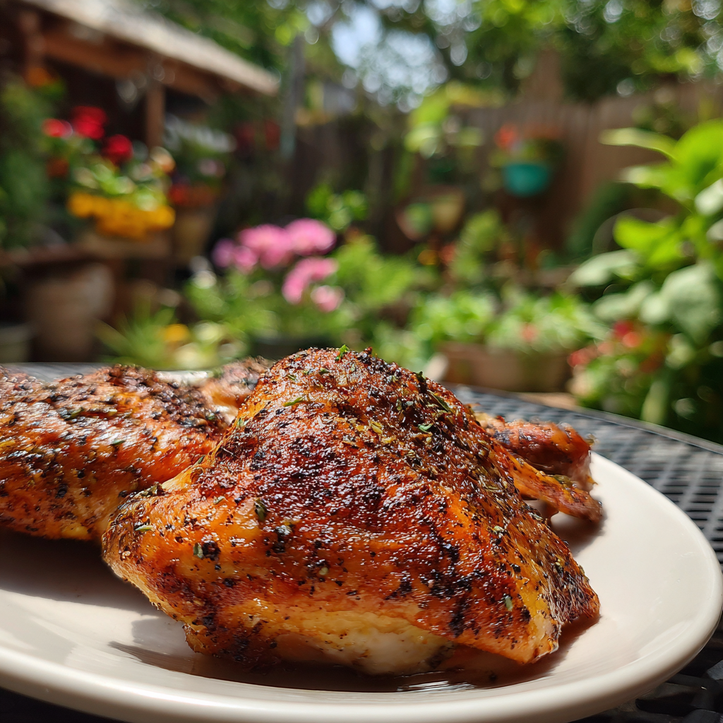 Baked Chicken Quarters Recipe