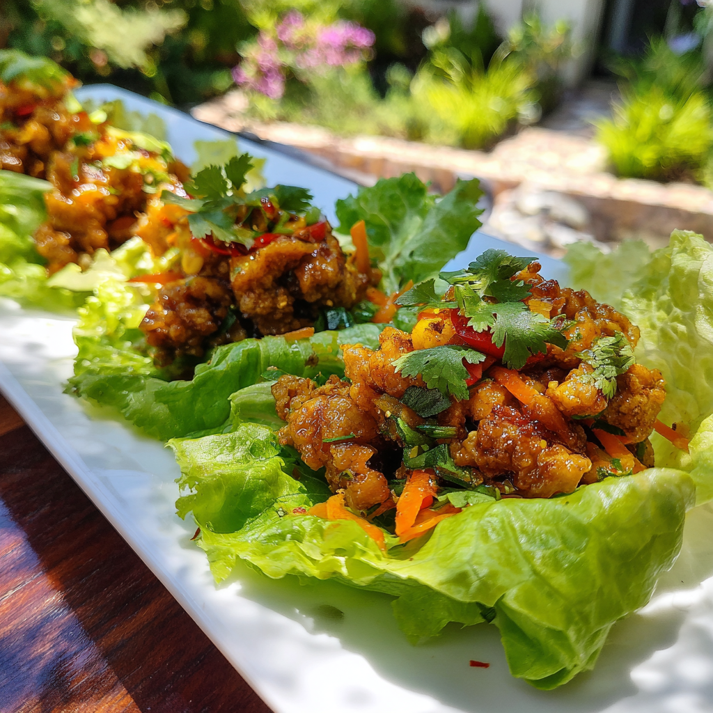 Chicken Lettuce Cup Recipe