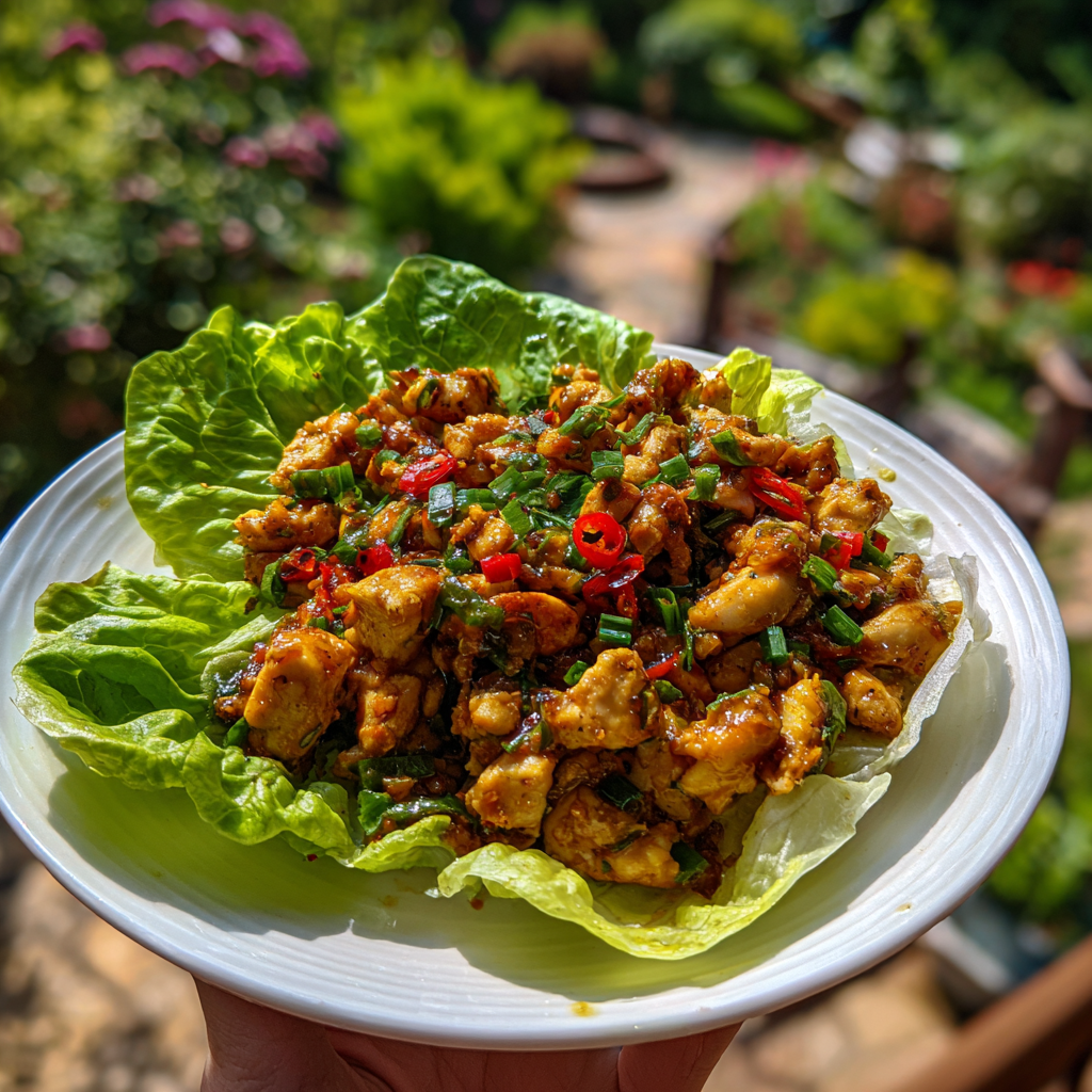 Chicken Lettuce Cup Recipe