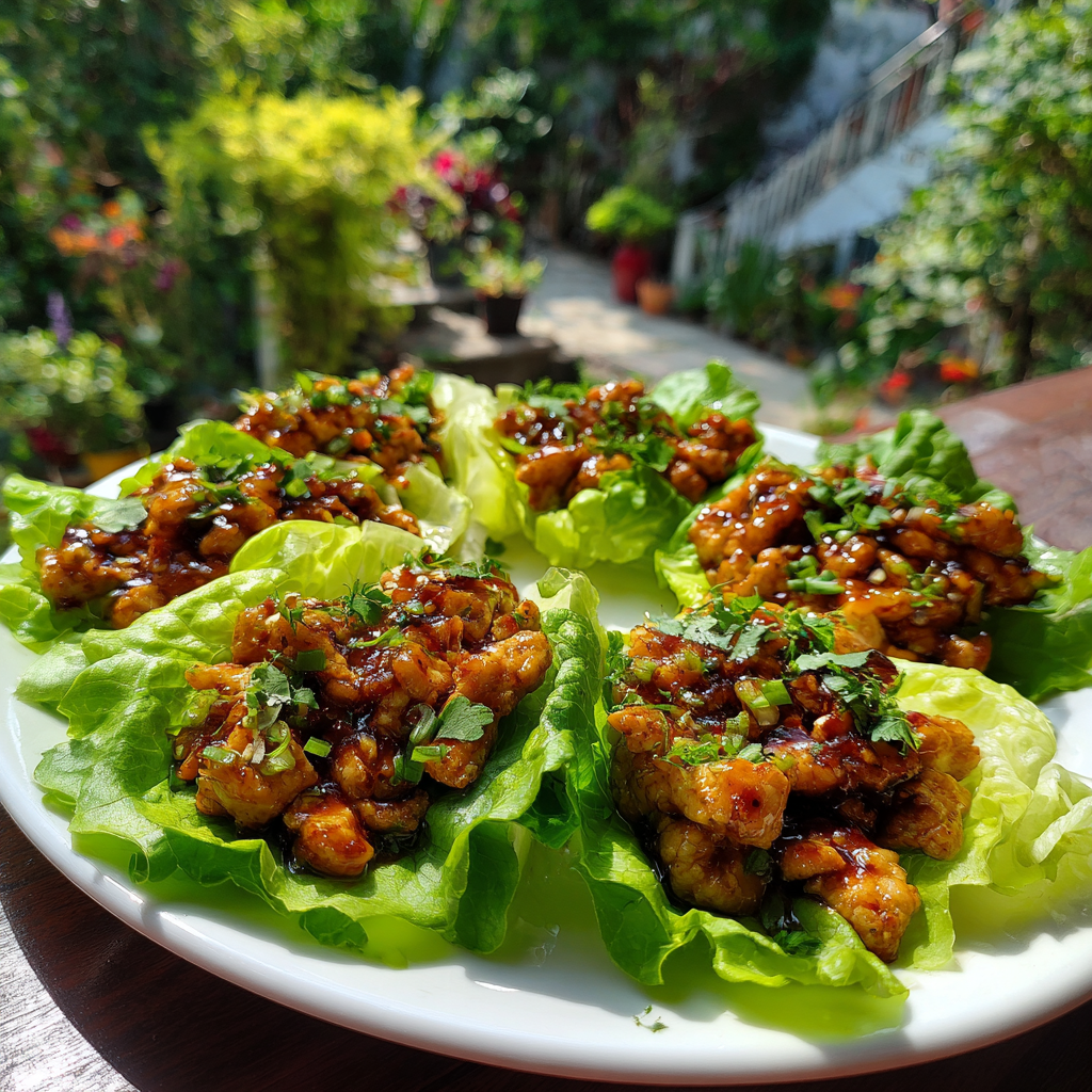 Chicken Lettuce Cup Recipe