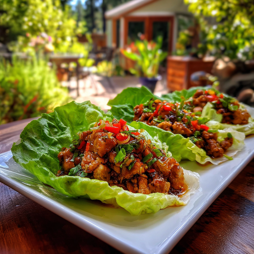 Chicken Lettuce Cup Recipe