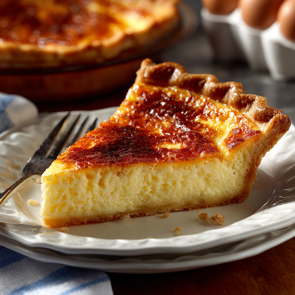 Egg Custard Pie Recipe