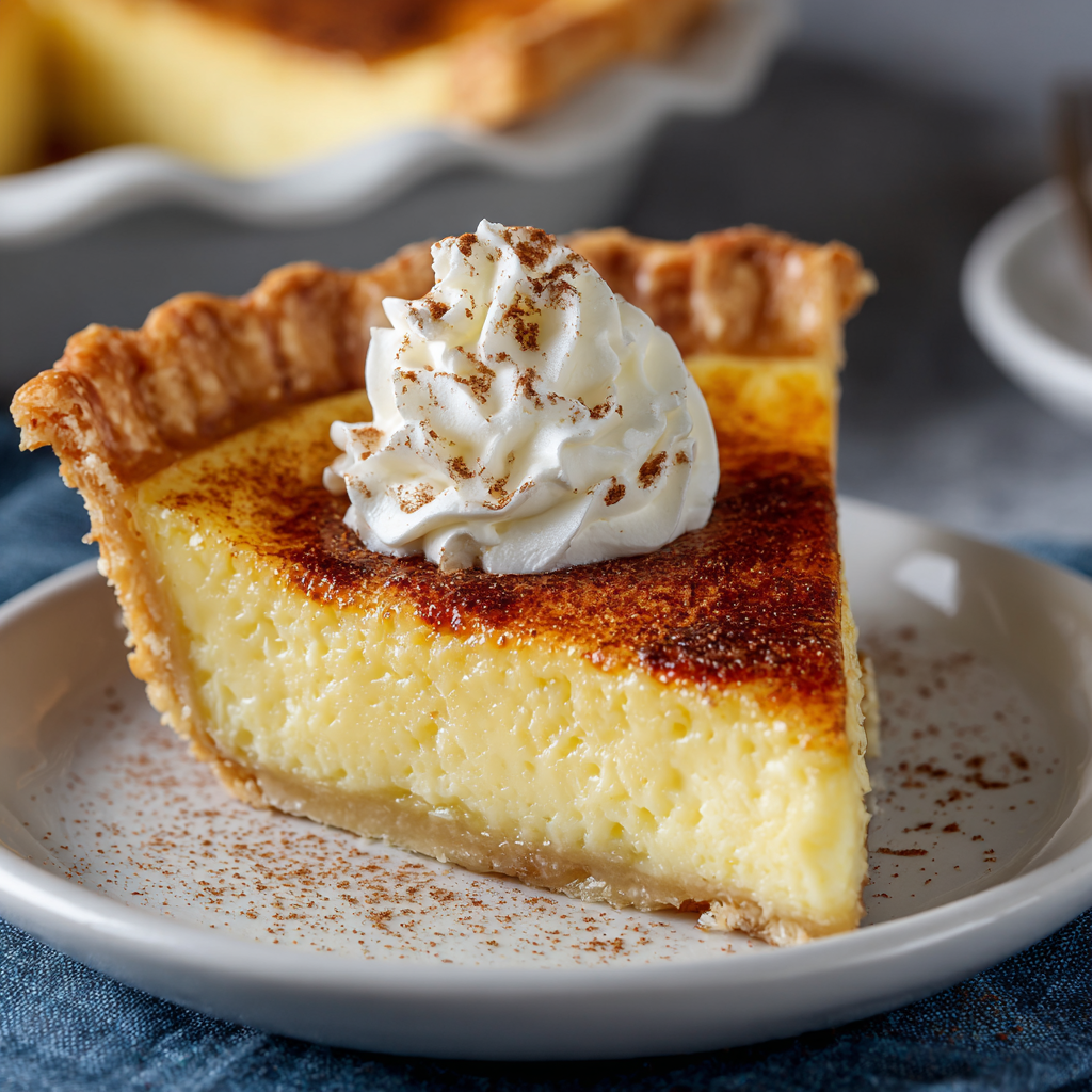Egg Custard Pie Recipe