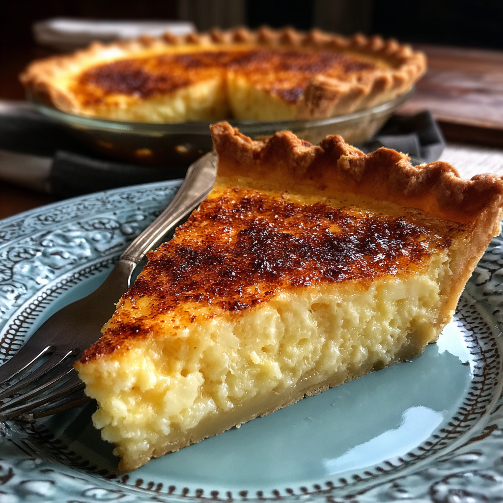 Egg Custard Pie Recipe