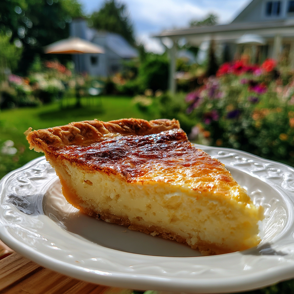 Egg Custard Pie Recipe