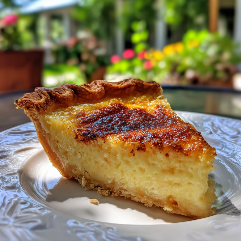 Egg Custard Pie Recipe