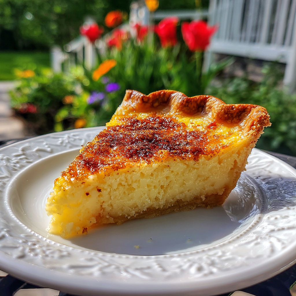 Egg Custard Pie Recipe