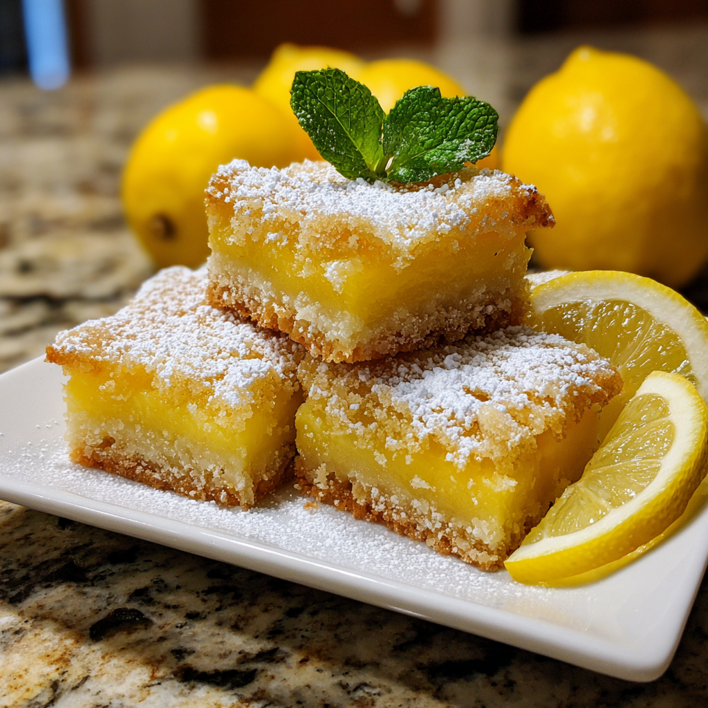 Old Fashioned Lemon Squares Recipe