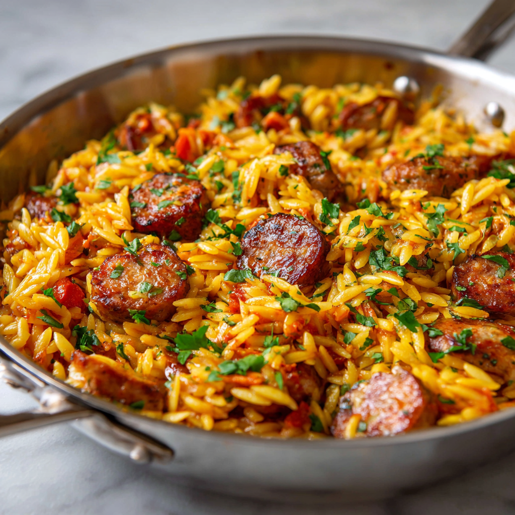 Orzo With Sausage Recipe