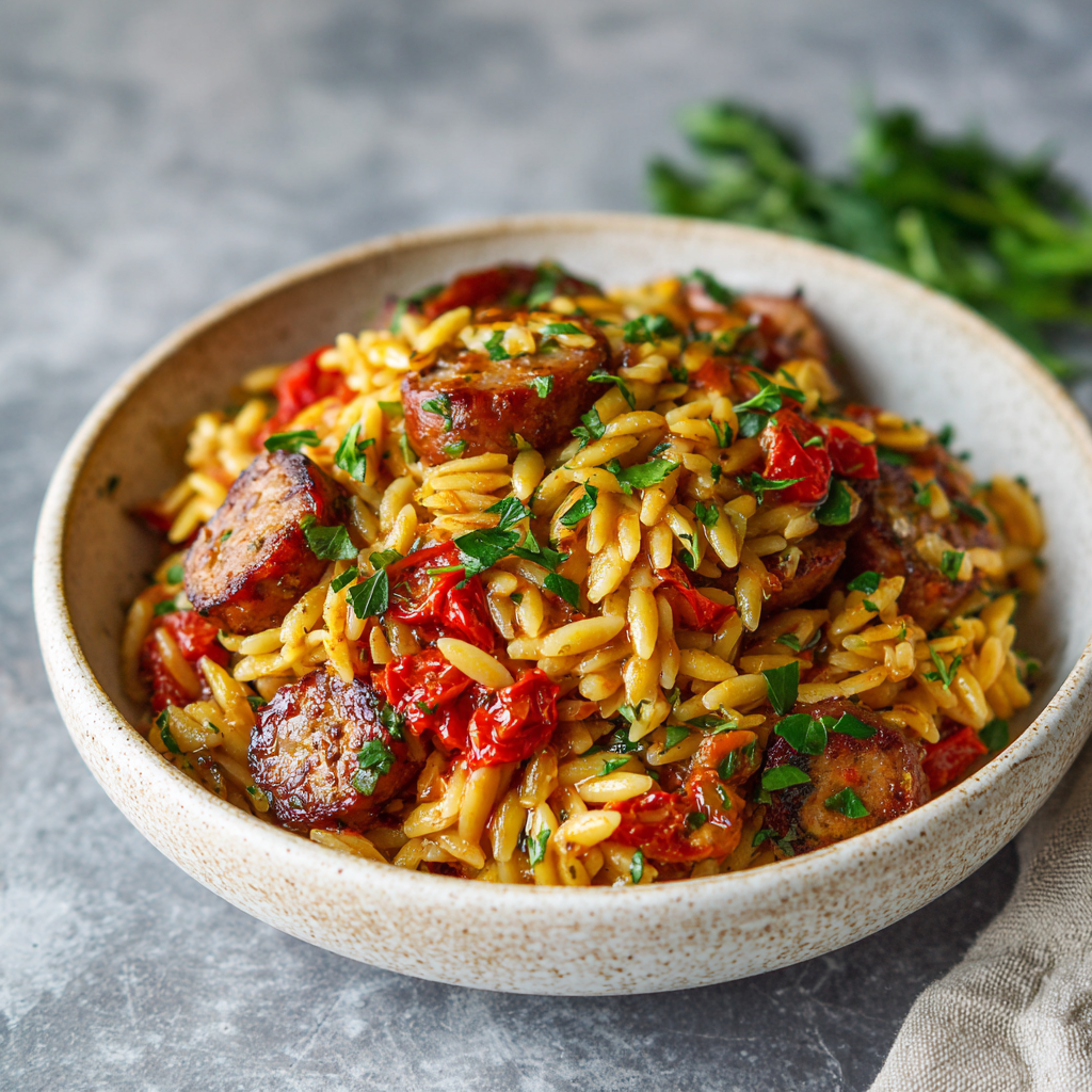 Orzo With Sausage Recipe