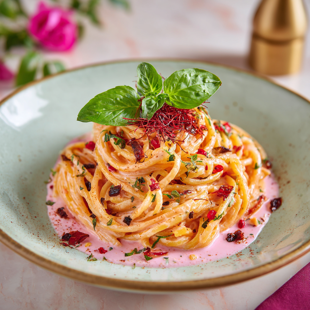 Pink Sauce Pasta Recipe