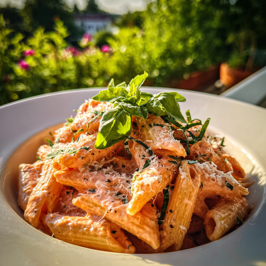 Pink Sauce Pasta Recipe