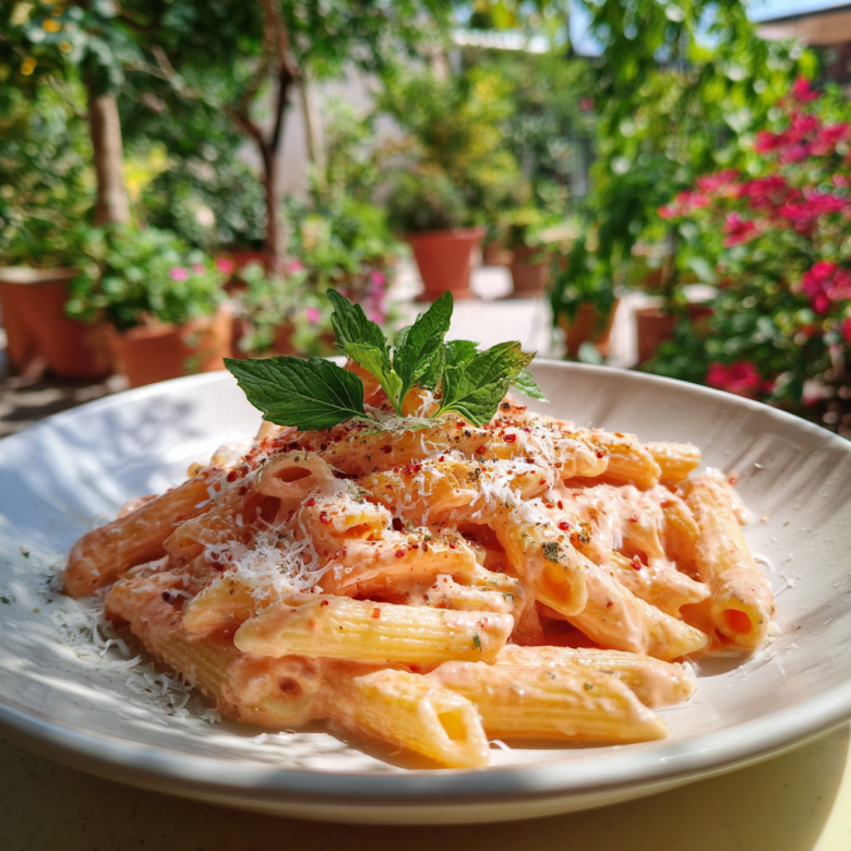 Pink Sauce Pasta Recipe