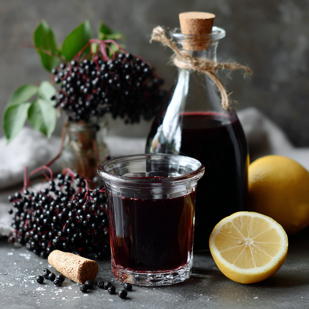 3 Ingredient Elderberry Syrup Recipe