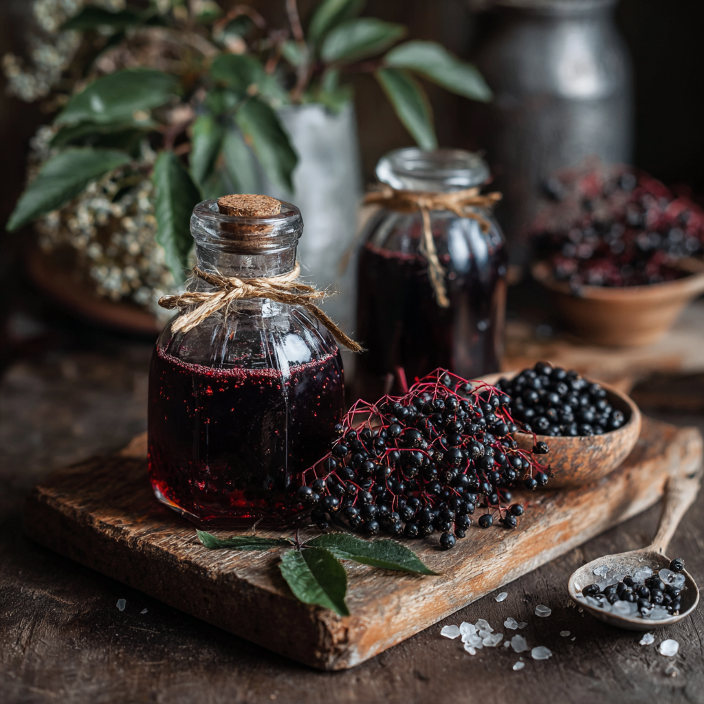3 Ingredient Elderberry Syrup Recipe