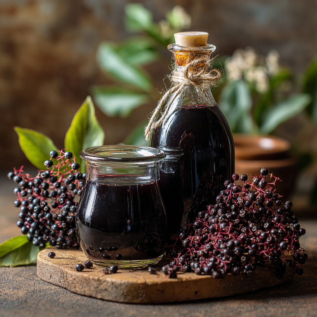 3 Ingredient Elderberry Syrup Recipe