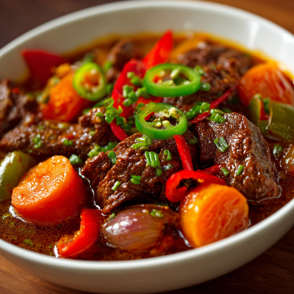 Filipino Recipe Beef Caldereta
