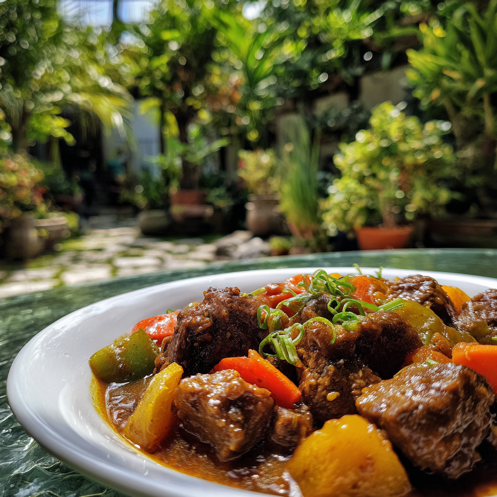 Filipino Recipe Beef Caldereta