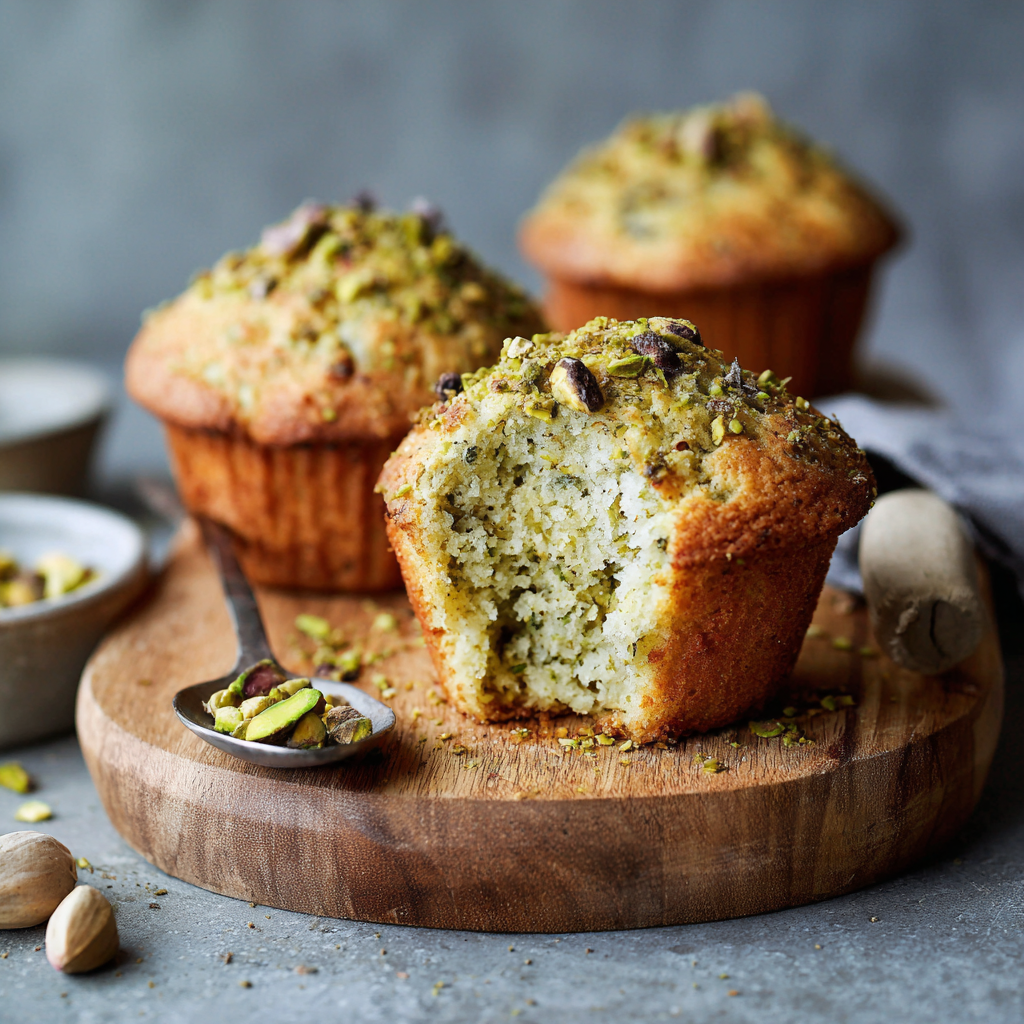 pistachio muffin recipe