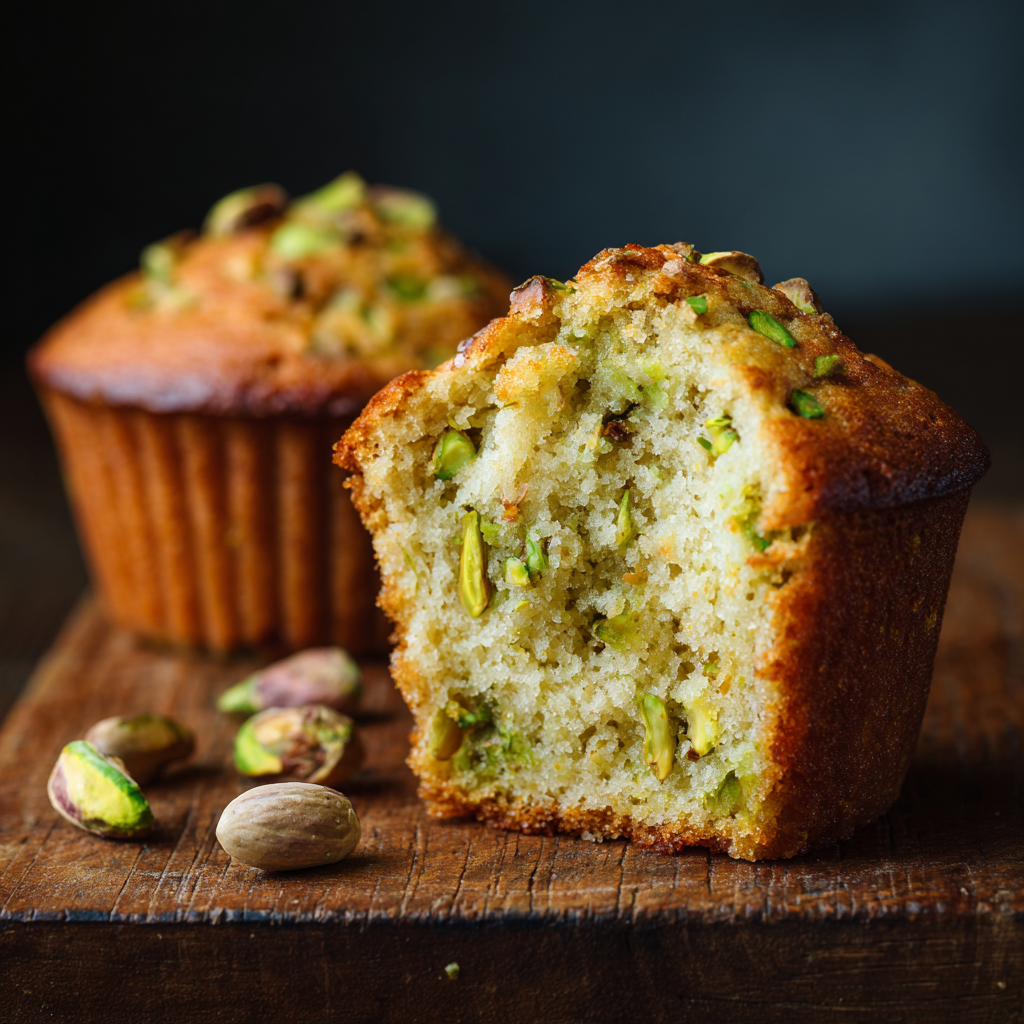 pistachio muffin recipe