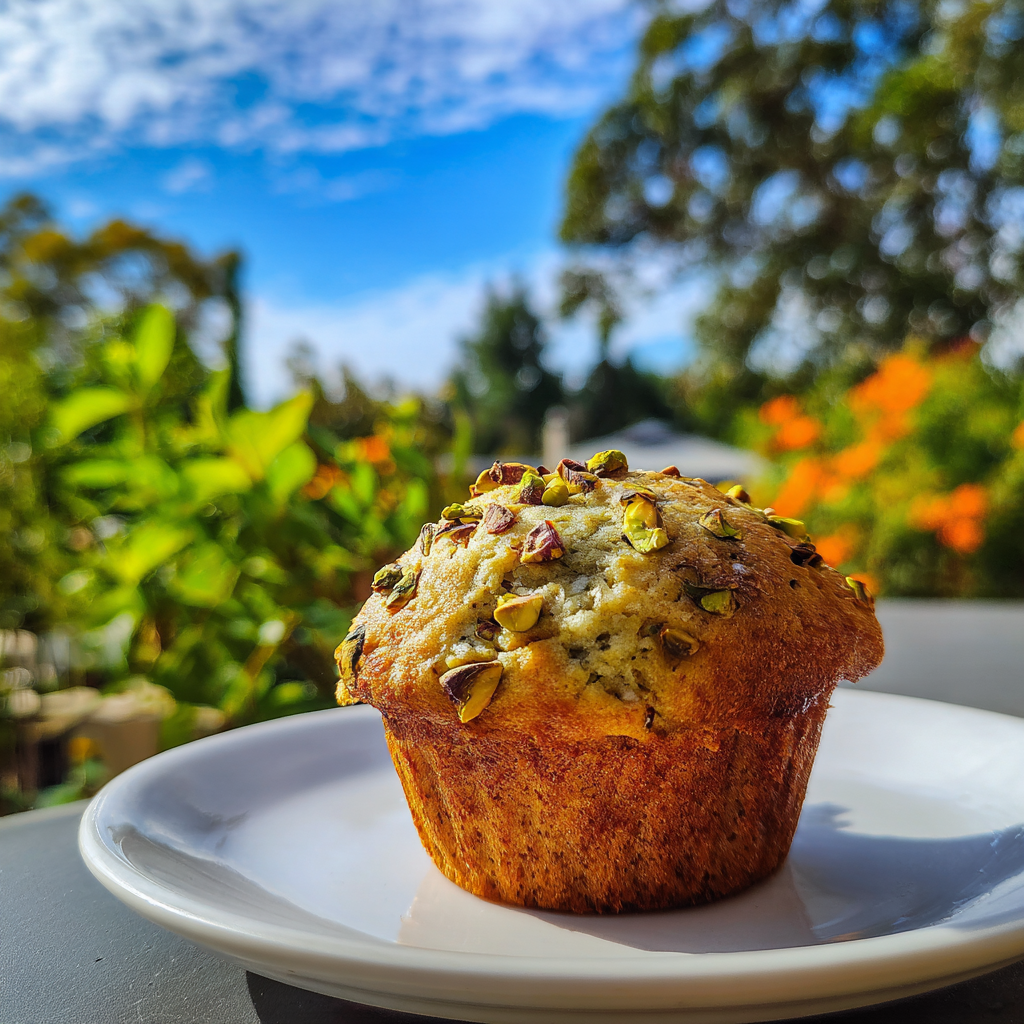 pistachio muffin recipe