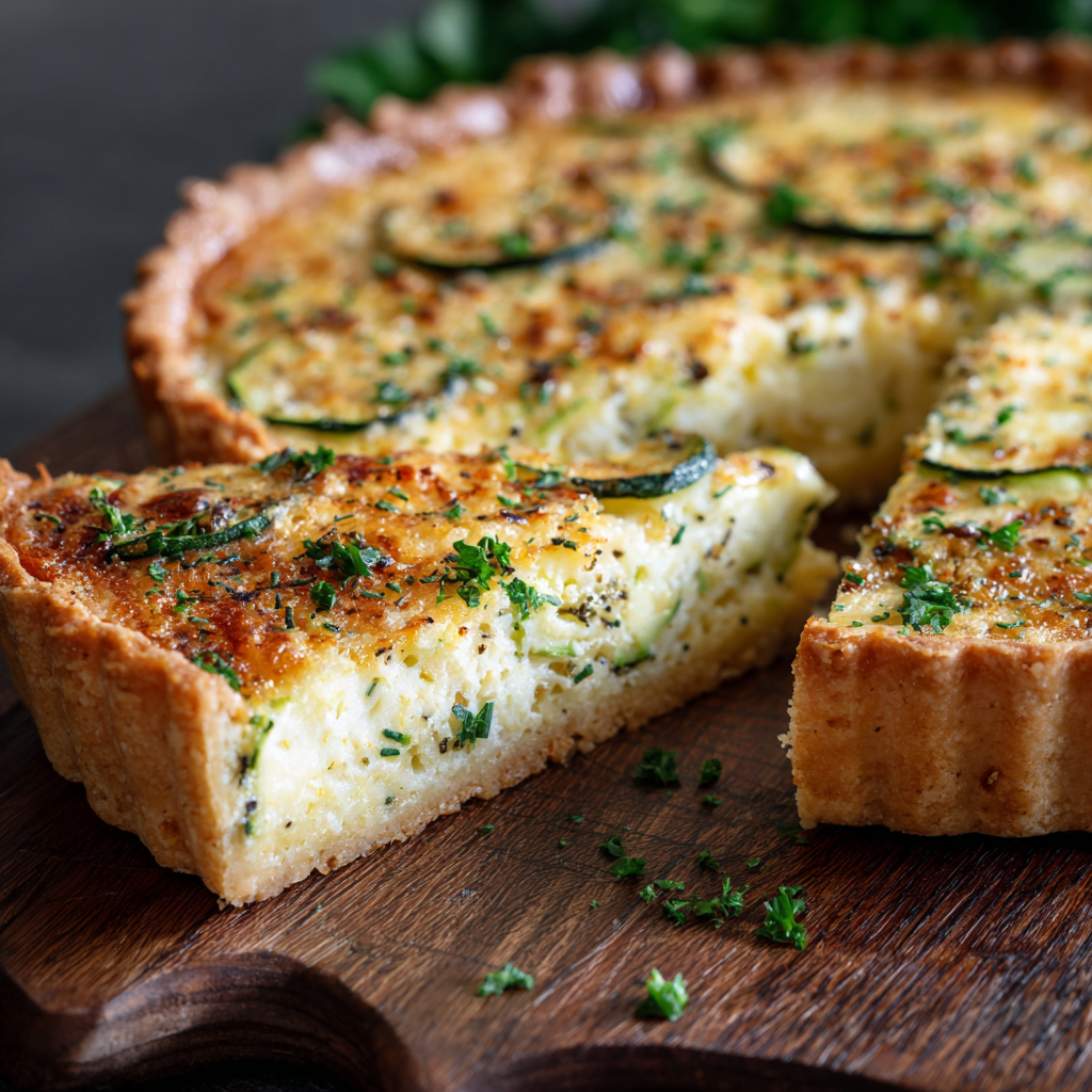 4 ingredient zucchini pie recipe