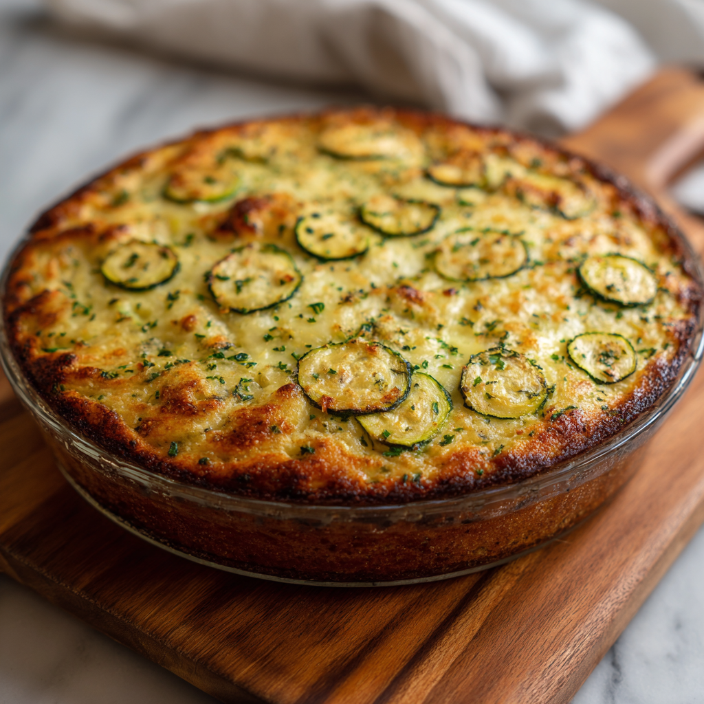 4 ingredient zucchini pie recipe