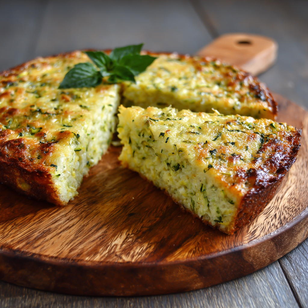 4 ingredient zucchini pie recipe