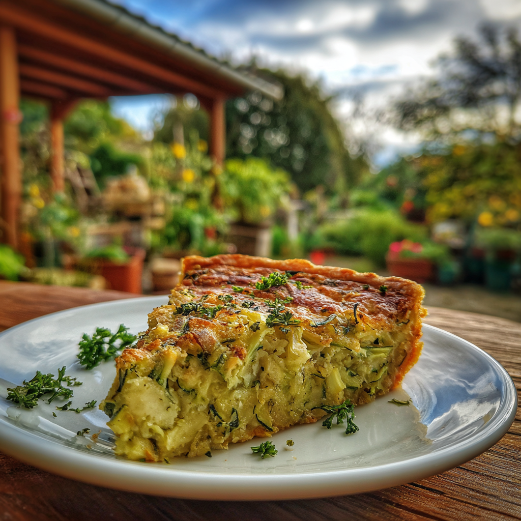 4 ingredient zucchini pie recipe