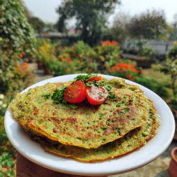 Recipe for Green Moong Dal Chilla