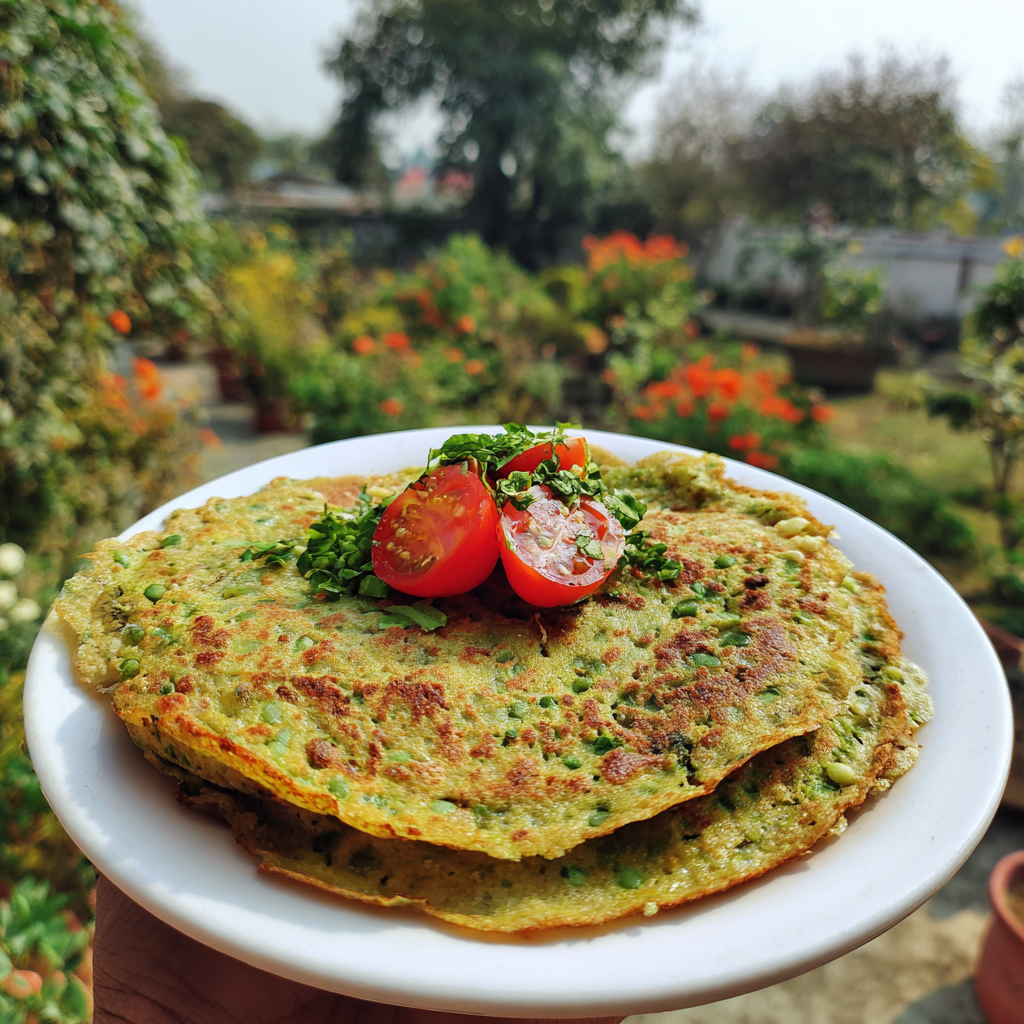 Recipe for Green Moong Dal Chilla