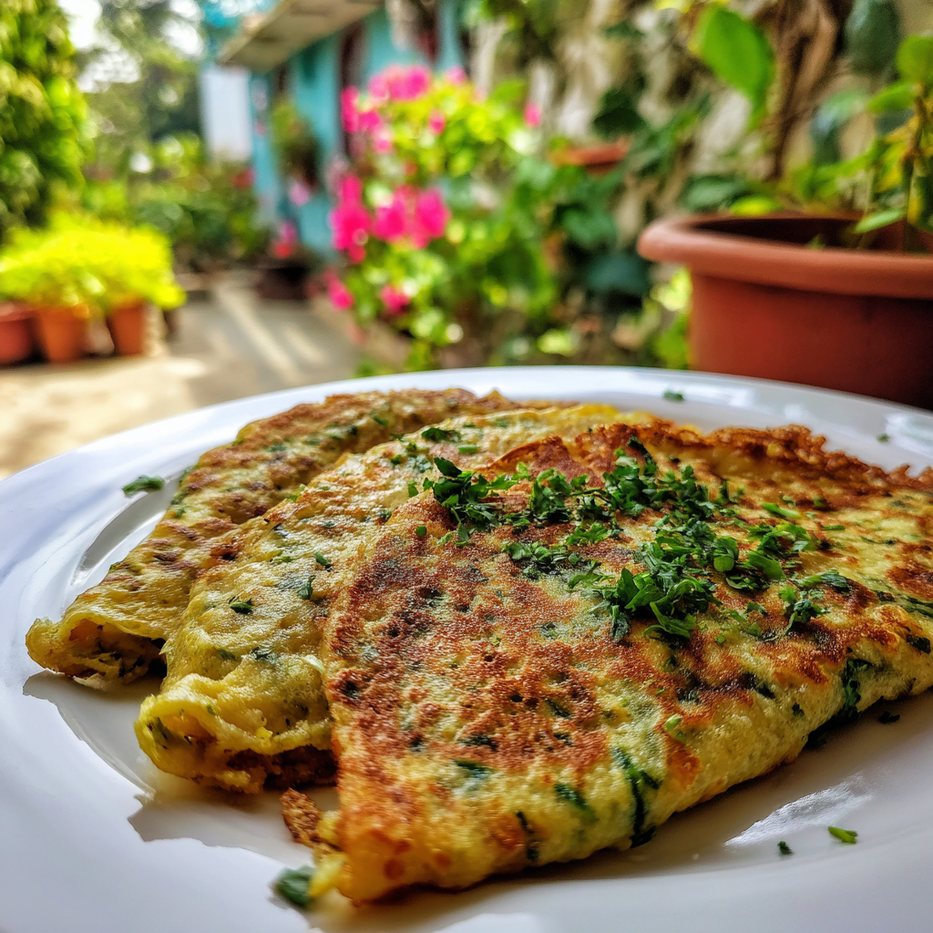 Recipe for Green Moong Dal Chilla