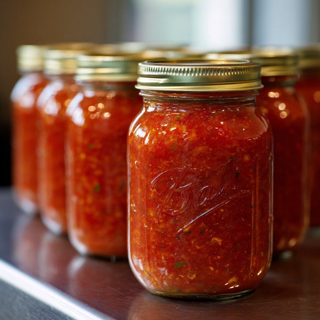 Canning Spaghetti Sauce Recipe