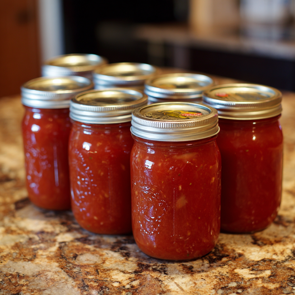 Canning Spaghetti Sauce Recipe