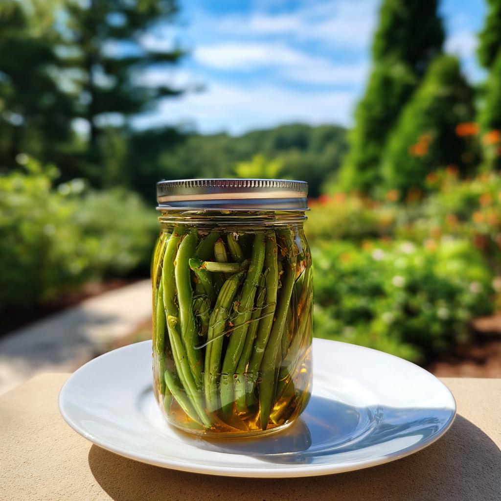 Pickled Green Beans Canning Recipe
