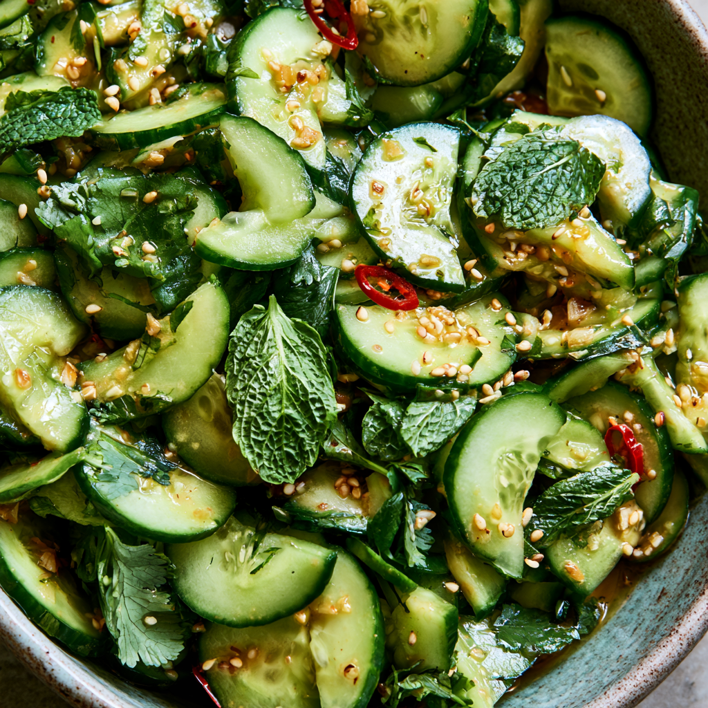 Asian Cucumber Salad Recipe