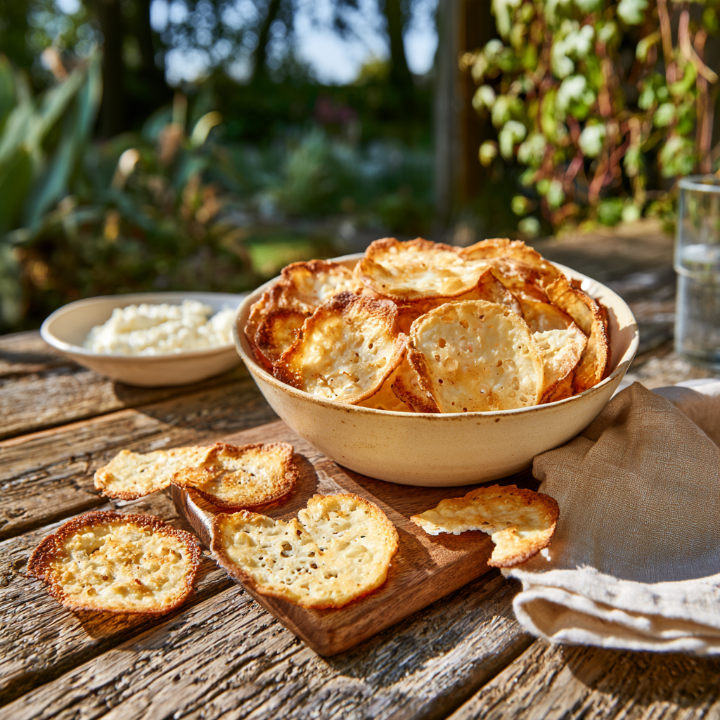 Cottage Cheese Chips Recipe