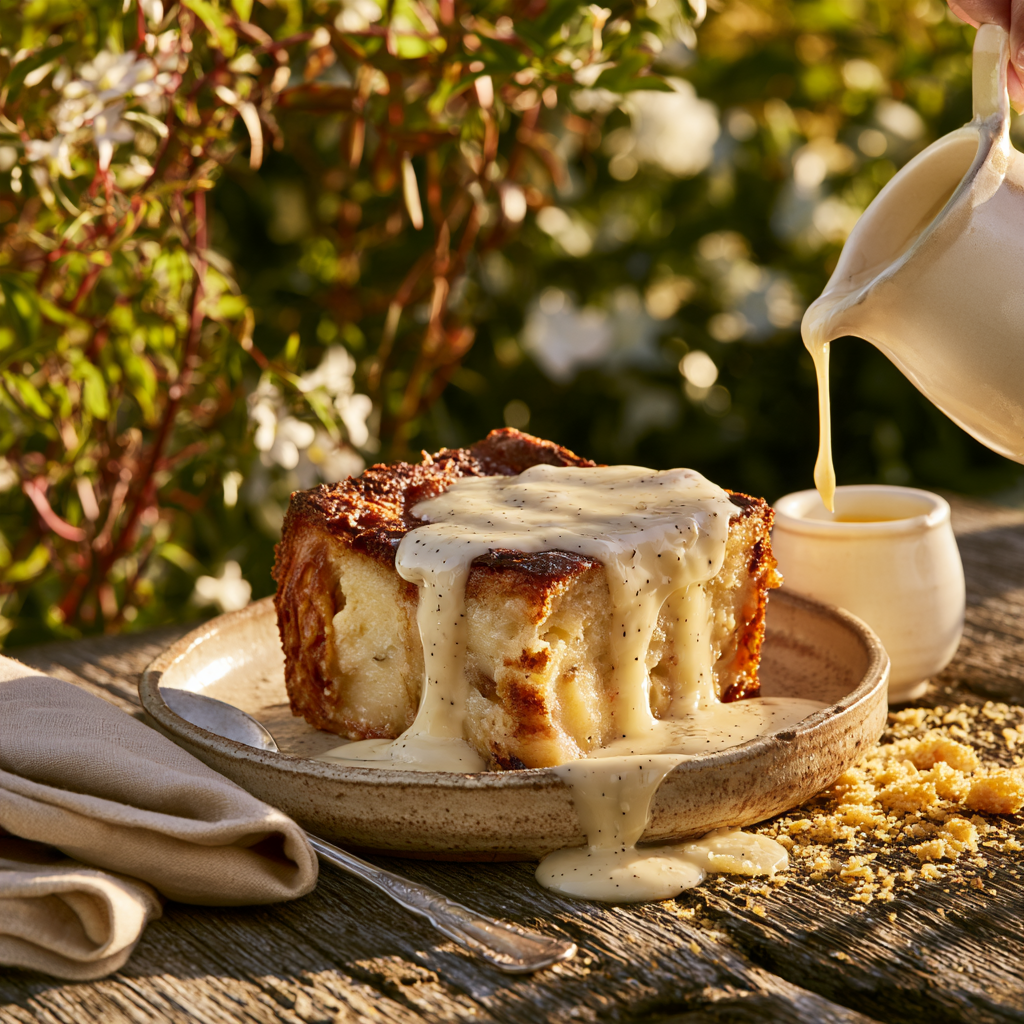Vanilla Sauce for Bread Pudding
