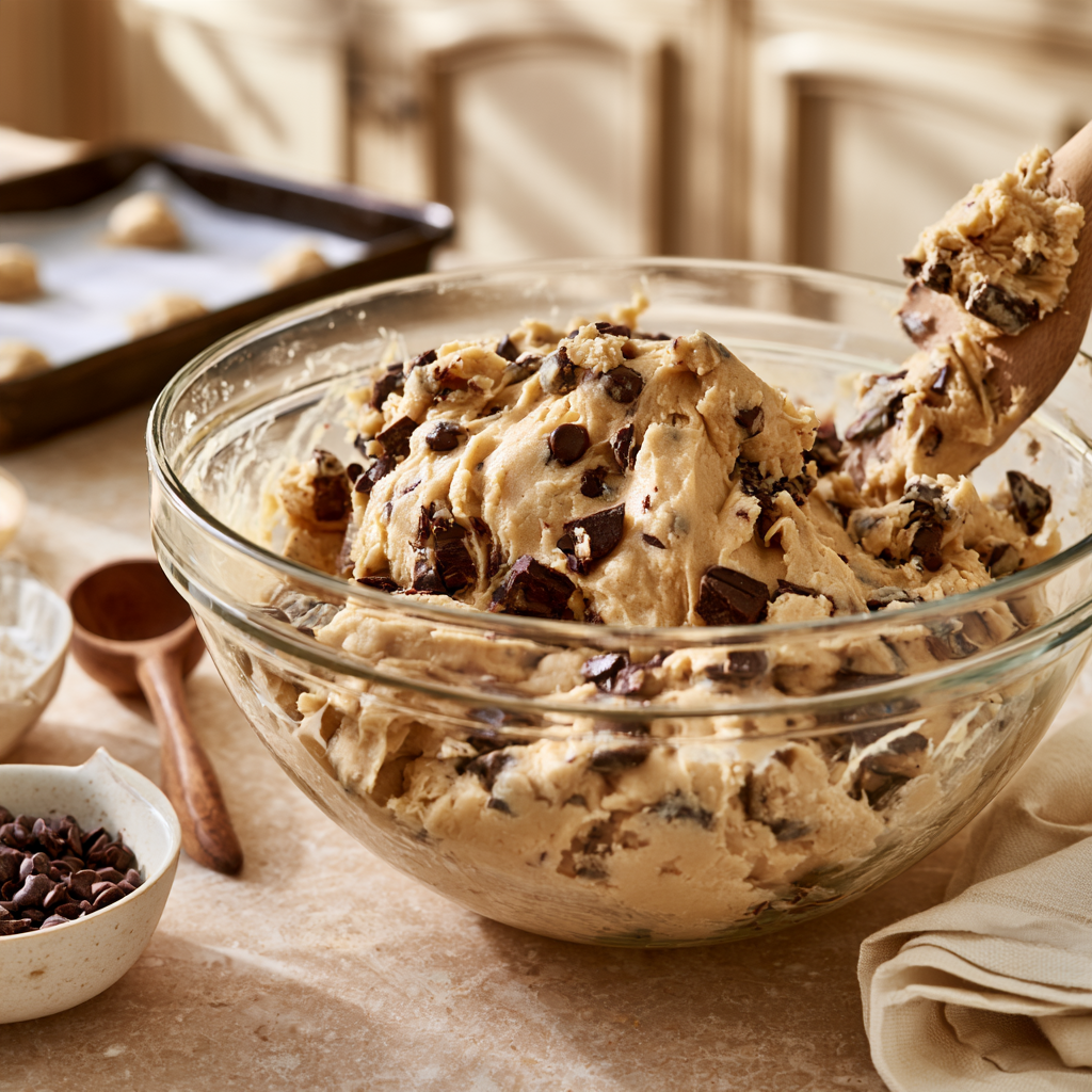 chocolate chip cookie dough