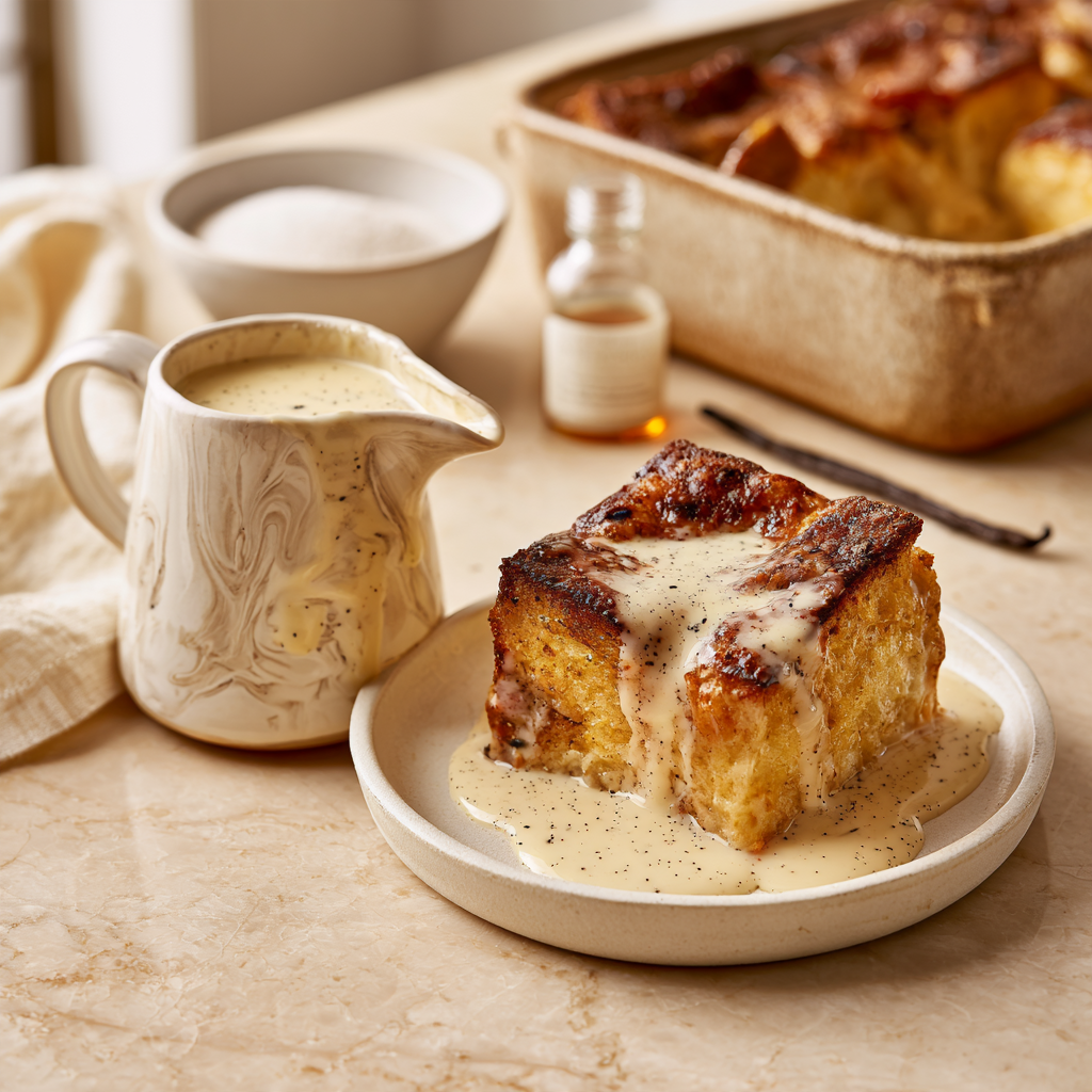 Vanilla Sauce for Bread Pudding