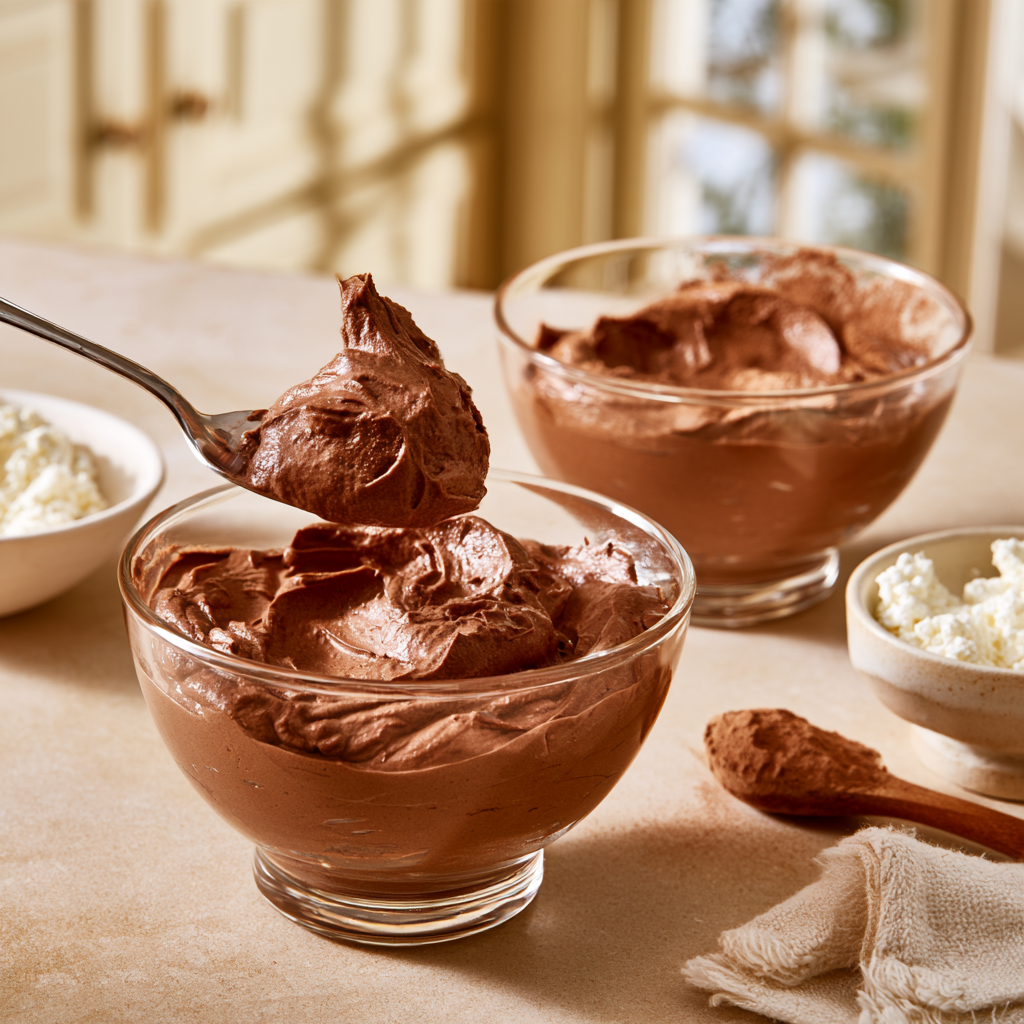 Cottage Cheese Chocolate Mousse Recipe