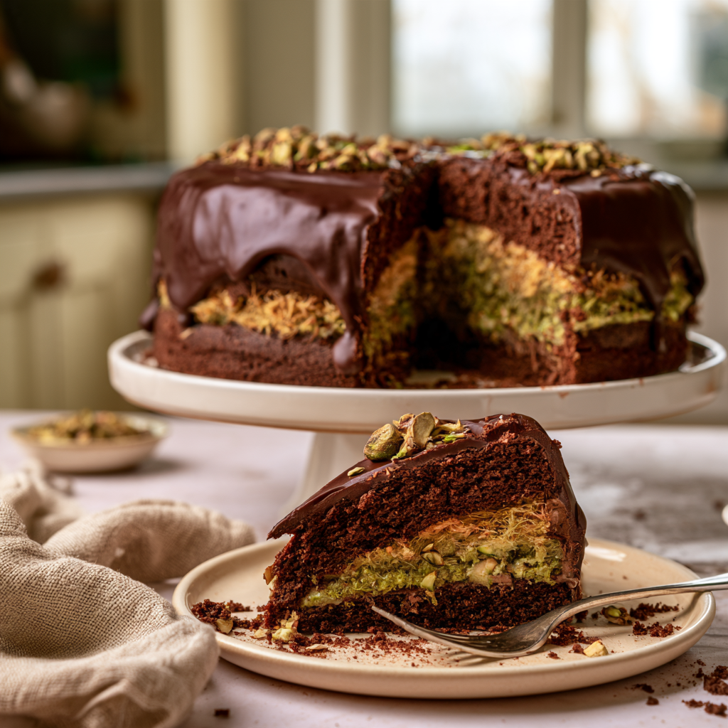 Dubai Chocolate Cake Recipe
