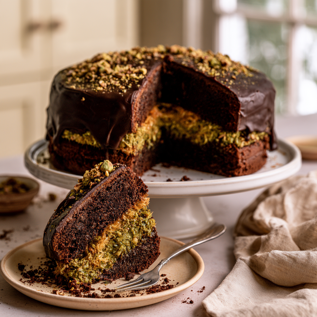 Dubai Chocolate Cake Recipe