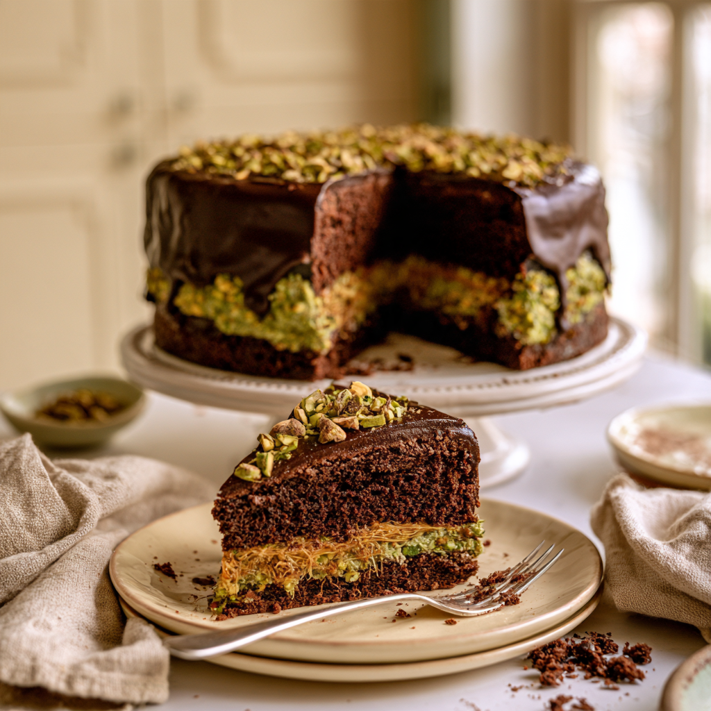 Dubai Chocolate Cake Recipe